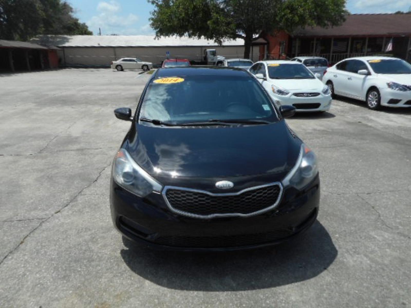 2014 BLACK KIA FORTE EX; LX (KNAFX4A6XE5) , located at 1200 Cassat Avenue, Jacksonville, FL, 32205, (904) 695-1885, 30.302404, -81.731033 - Photo #0